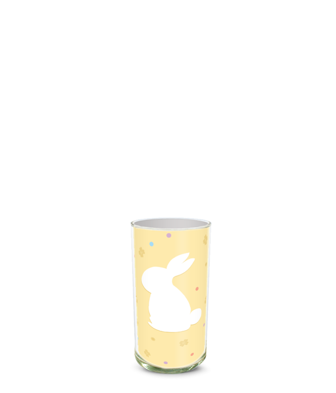 Partial image of Custom Photo Vase without flowers.